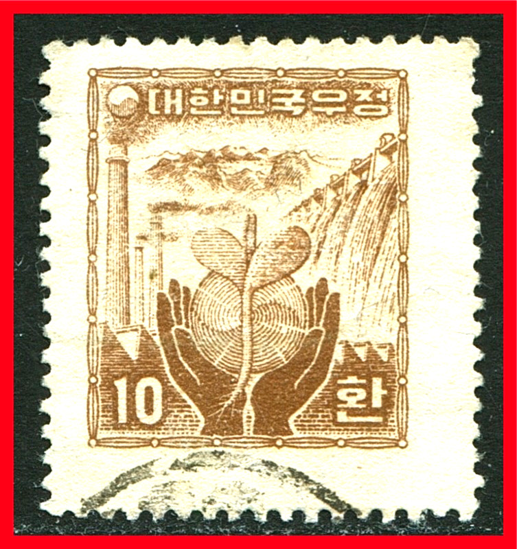 Korea Postage Stamp Scott 209, Used!! K469e