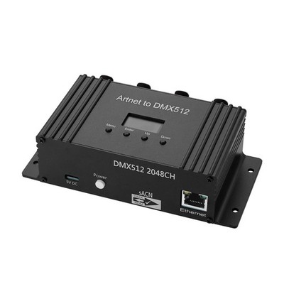 ArtNet DMX512 Ethernet-Lichtsteuerungsschnittstelle 4 Universe 2048CH LONGY4354