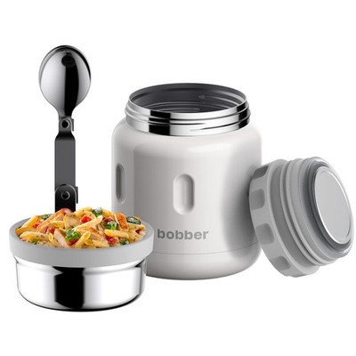 BOBBER 16 oz Insulated Stainless Steel Food Thermo for Hot Food, Extra-Wide Mout