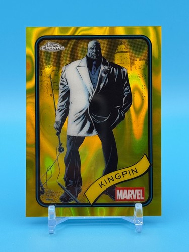 2025 Topps Chrome Marvel **You Pick** Base, Refractors, Yellow Lava - Picture 53 of 56