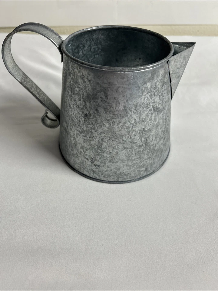 Handcrafted Galvanized Metal Watering Can Hand Painted Floral Hydrangeas Decor - Image 4 of 4