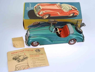 Distler Mercedes Cabriolet  - Farbe metallicgrün, 1950 er Jahre (U.S. Zone) *** - Bild 1 von 4