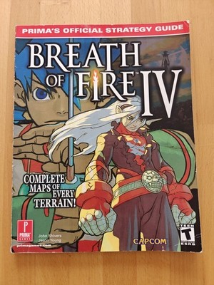 Breath of Fire IV 4 Prima's Official Strategy Guide Lösungsbuch