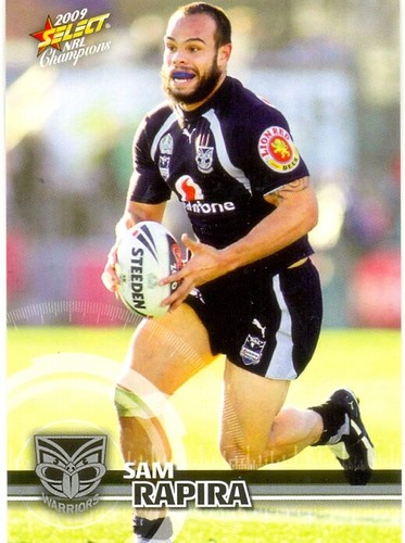 2009 Select NRL Champions Common Card 180 Sam Rapira - New Zealand ...