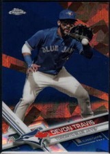 Devon Travis 2017 Topps Chrome Sapphire Edition #567 /250 Blue Jays