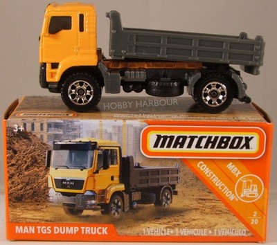 matchbox man tgs dump truck