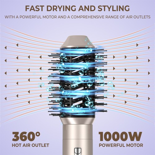 6 IN1 Haarbürste Haarstyler, Airstyler, Lockenstab, Haarstyler, Hair dryer 1000W - Bild 8 von 14