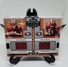 Frank Gore, Alex Smith 49ers  Playoff Honors  quad patch #RQ-1. 132/250