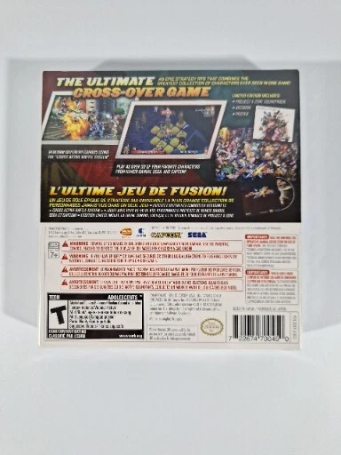 PROJECT X ZONE Limited Edition Bandai Namco Sega Capcom Nintendo 3DS New/Sealed! - Image 2 of 4