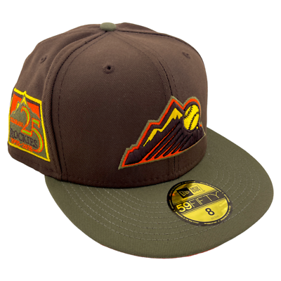 New Era Colorado Rockies 25th Anniversary Patch Brown/Olive/Orange