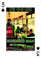G-N-R- For the Business Man Glory Days of Rail Playing Card