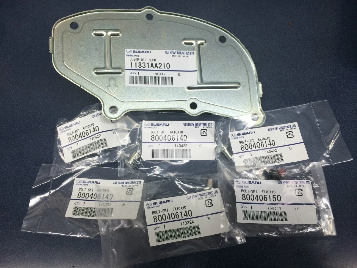 Genuine Subaru OEM Oil Separator Cover Hardware EJ205 EJ255 EJ257 WRX STi NEW