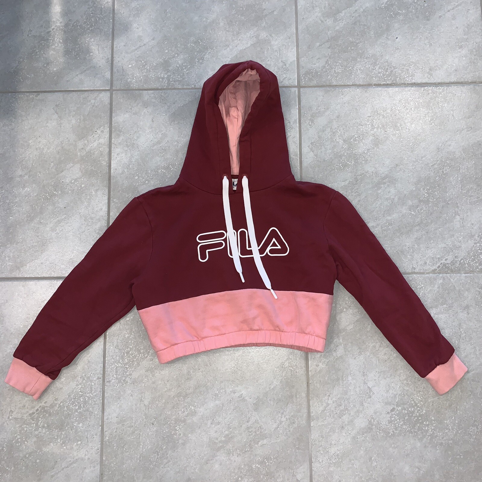 FILA Dora Crop Hoodie Women’s Size M