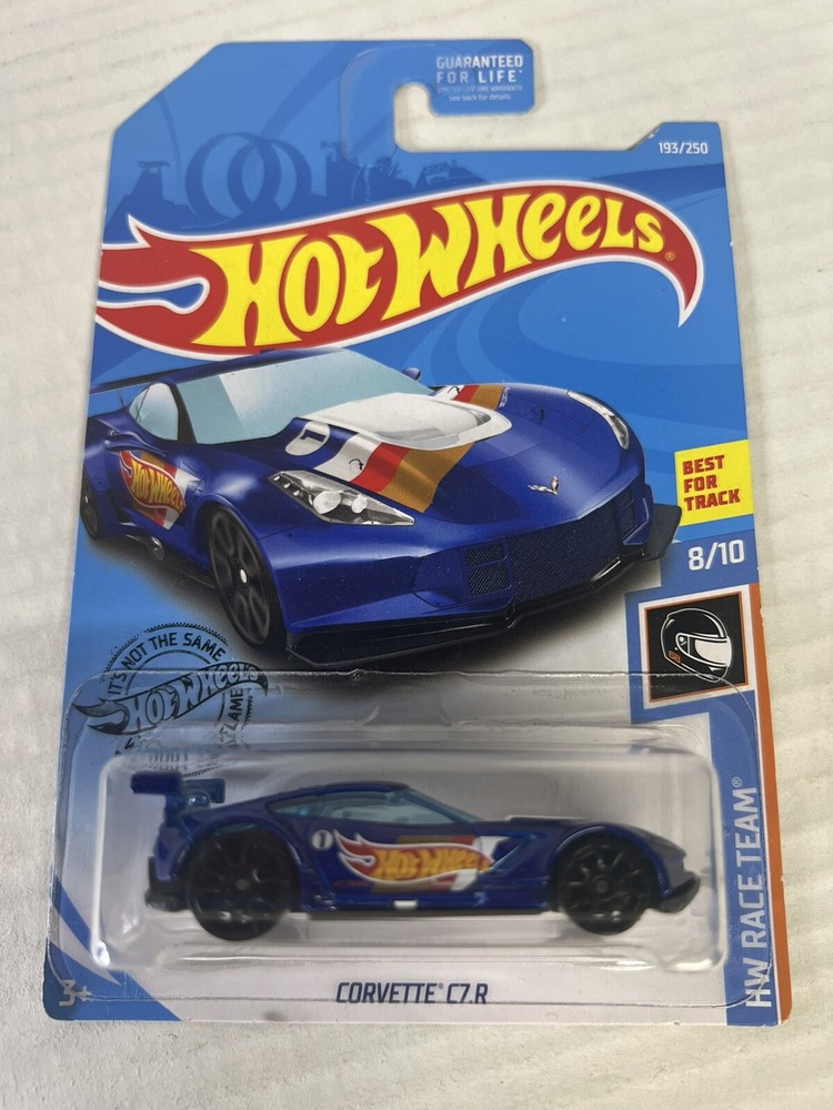 Hot Wheels HW Race Team Chevy Corvette C7.R Blue Model 8/10 Race Car 193/250