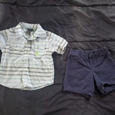 U.S. Polo Assn Boy Short Set 18mos