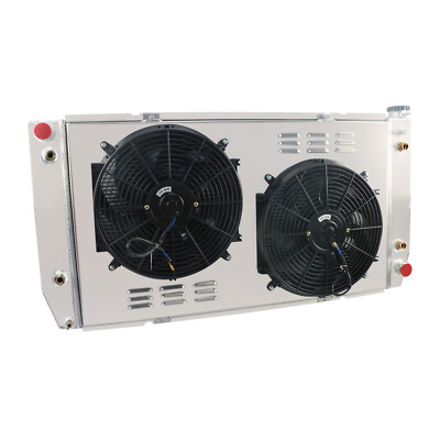 3 Row Radiator Shroud Fan Fit 88-2000 Chevy GMC C/K 2500/3500 Suburban 7.4L V8