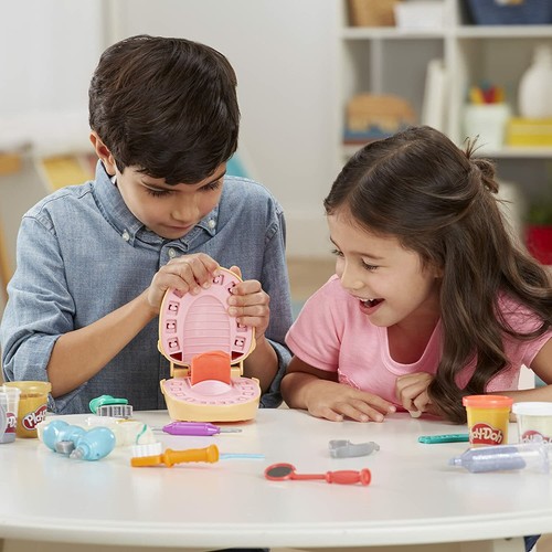 Play-Doh - Drill 'n Fill Dentist - with Cavity and Metallic Colored Modeling Com - Picture 6 of 10