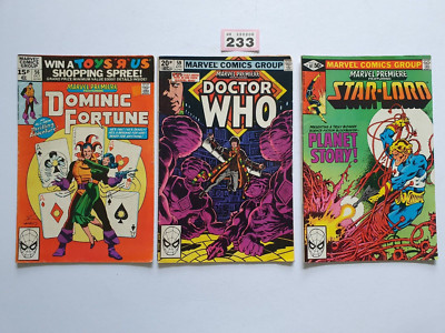 MARVEL PREMIERE FEATURING 56-59-61 DR WHO SPECIAL x 3