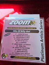 BILLY IDOL  ZOOM  KARAOKE CDG HARD TO FIND