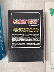 Donkey Kong (Mattel Intellivision, 1982) CIB Complete w/Manual