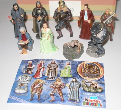 Komplett Satz ''Herr der Ringe'' Teil 3 / Die Rückkehr des König mit Beipackzettel