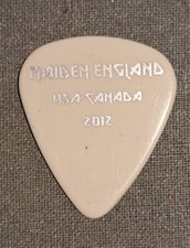 Iron Maiden Adrian Smith Maiden England USA/CAN 2012 Guitar Pick (Ernie Ball)