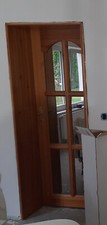 Zimmertür (Kiefer) mit Spiegelglas und Zarge (Neupreis: 773,50€)