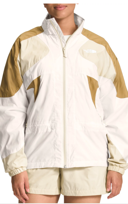 The North Face TNF X Gardenia White Gravel Windbreaker