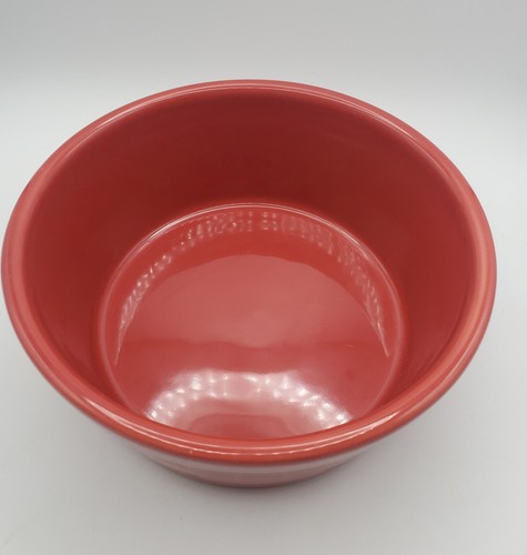 Longaberger Pottery Woven Traditions Paprika Red Crock Baking & Serving Dish - Picture 4 of 14