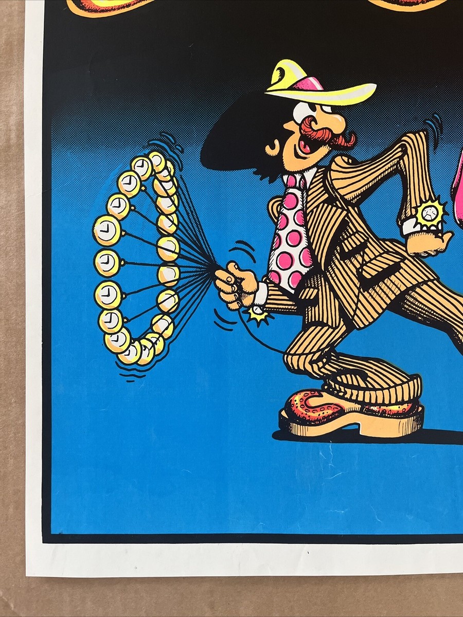 Vintage Original 1971 Let's Boogie Poster Garry Hanson 70s