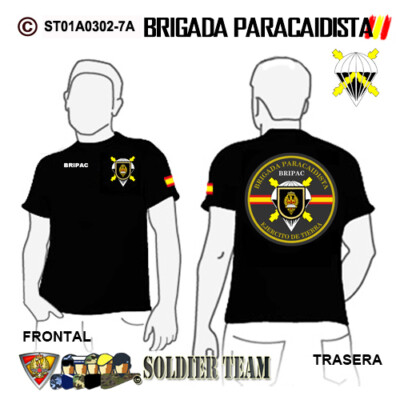 Camisetas Super Premium: Bripac - Brigada Paracaidista / Escudo Generico M3