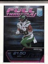 Breece Hall 2024 Donruss Elite #13 Full Throttle Pink New York Jets
