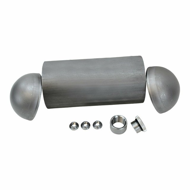 DIY 5 Inch Pill Style Universal Chopper Oil Tank Kit Harley Sportster