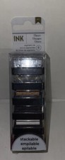 American Crafts Primaries AC Mini Ink Pads 6PK new. variety colors. stakable