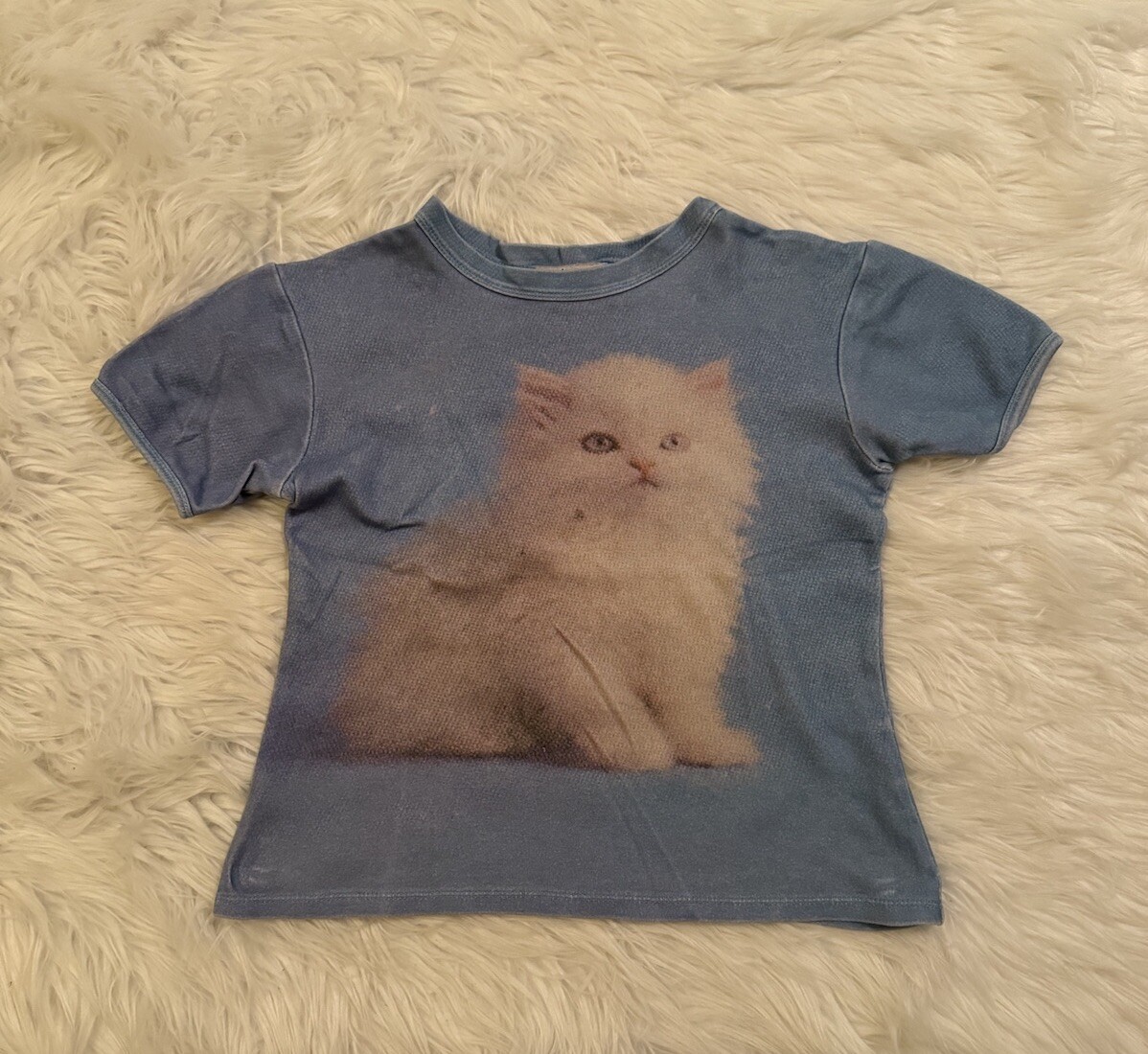 【関税込み】Ashley Williams Tシャツ Ashley Williams Cat Baby Tee Shirt Blue Small | eBay