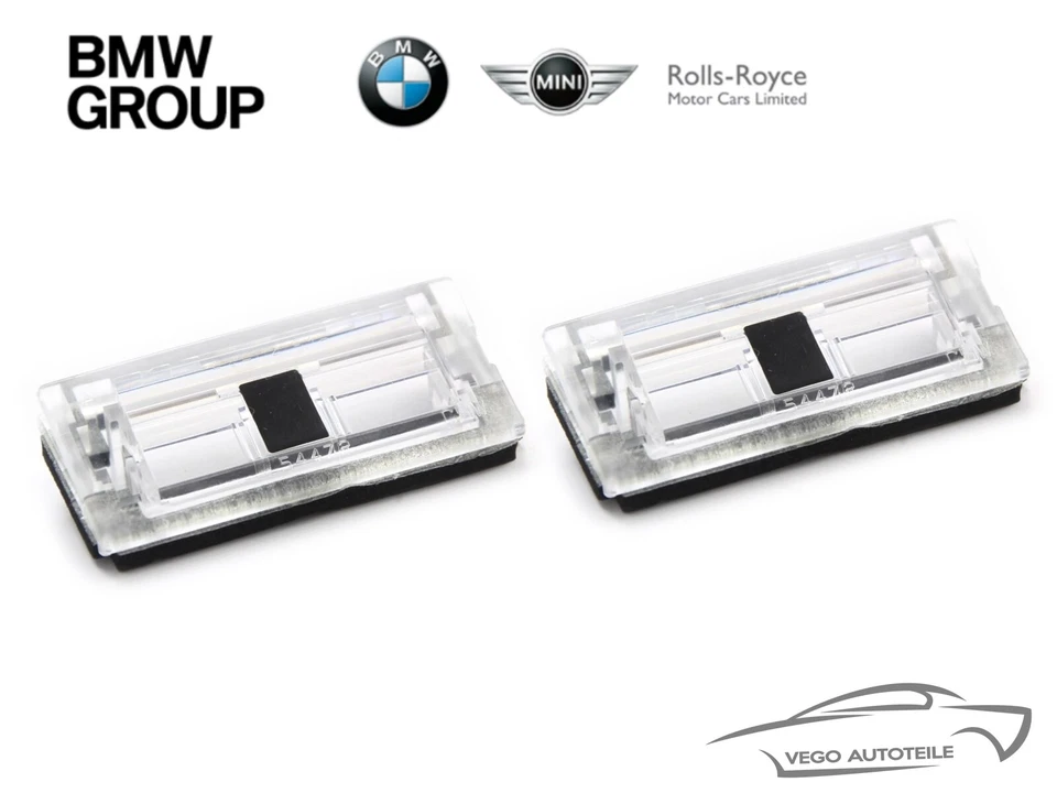 2x ORIGINAL LICHTSCHEIBE ABDECKUNG KENNZEICHENLEUCHTE FÜR BMW 3er E46  - Bild 1 von 3