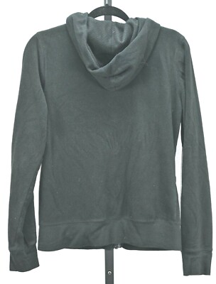 Campagna Full Zip Black Hoodie With Pockets Size XL RN#48557 100