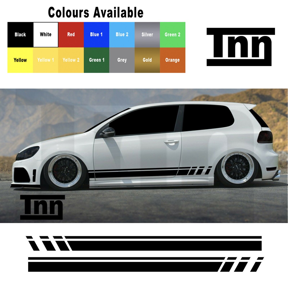 Vw Golf R Stickers