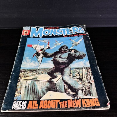Famous Monsters Of Filmland Magazine #125 May 1976 King Kong On