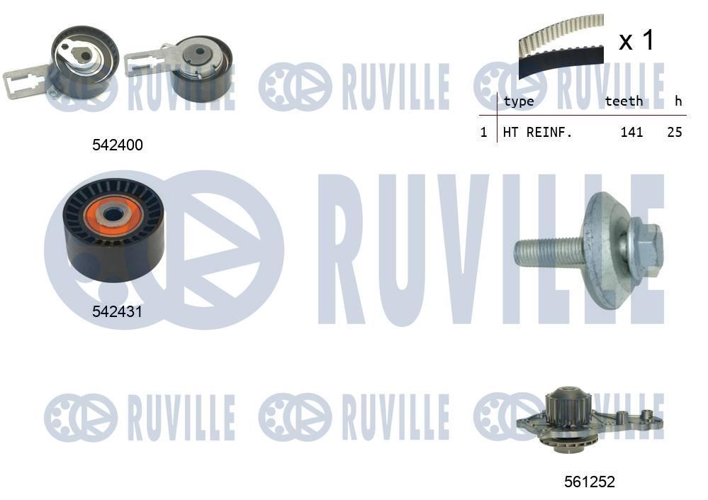 Kit distribution 1.6 HDi Peugeot 308 I et 3008 stoppe les fuites de pompe à eau