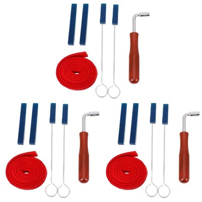 18 Pcs Klavier Tuning-Tool Piano Tuning Hammer Klavier Tuning Mute Kit