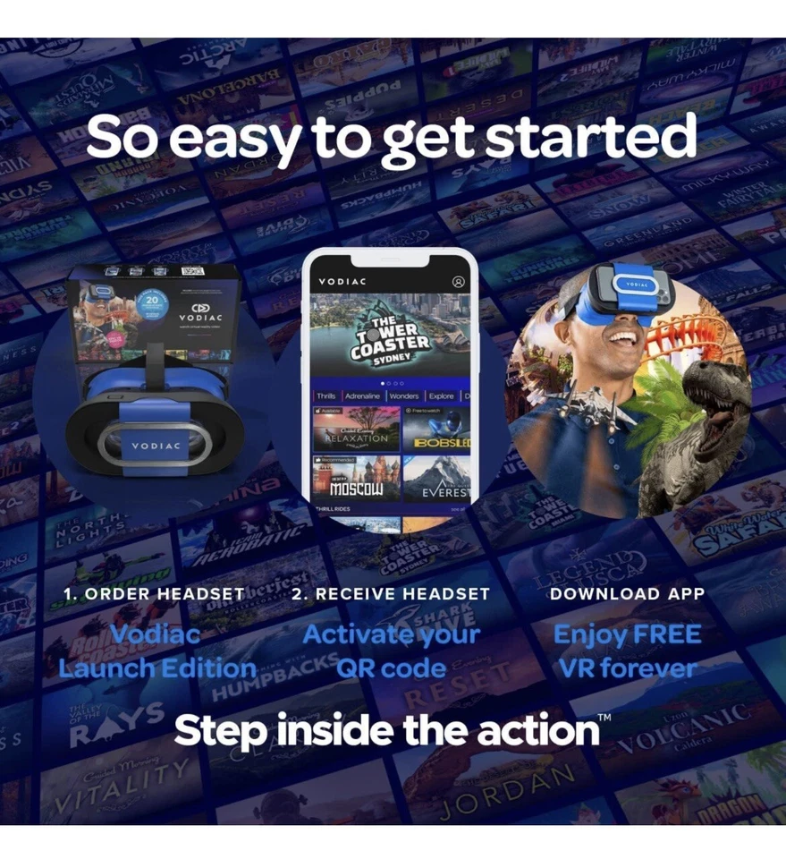 Vodiac VR - Virtual Reality Goggles, Carry Case, Free VR Videos & More via The V - Image 4 of 4