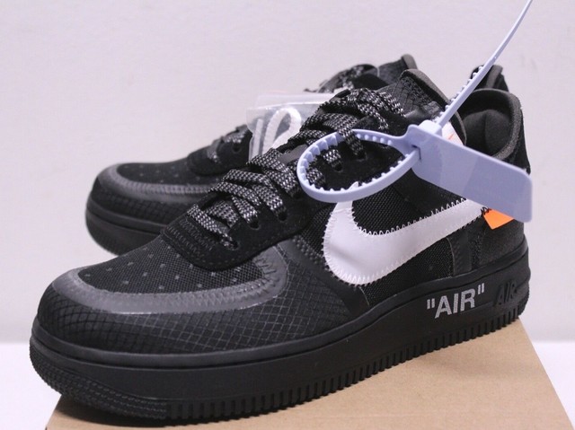 off white af1 black