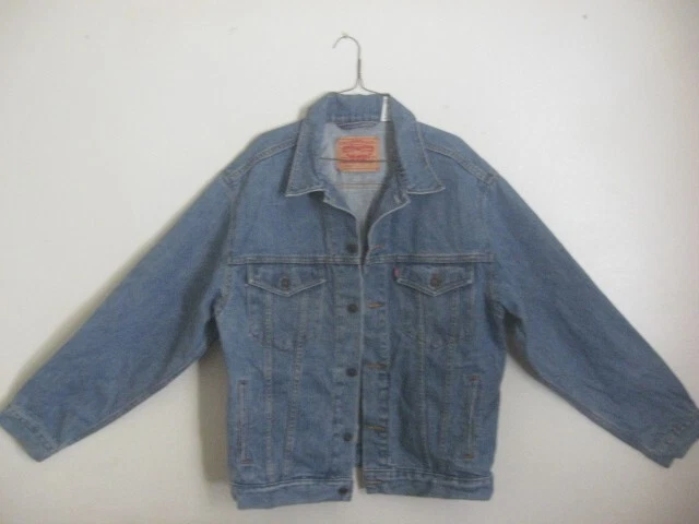VINTAGE Levi's 70507-0389 Mens Denim Trucker Jacket Large 90s USA