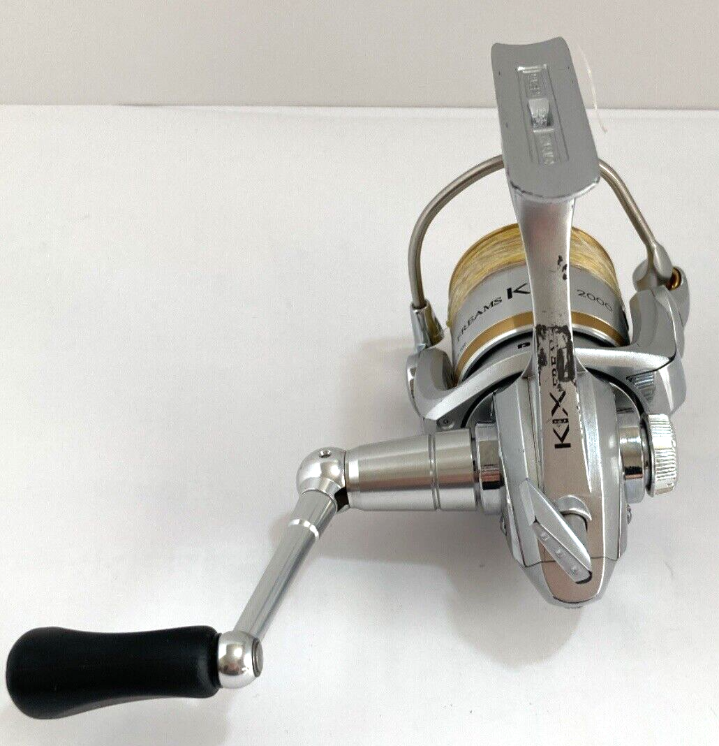Old Reel Daiwa FREAMS KIX 2000 Spinning reel Good operation Old Reel Daiwa FREAMS KIX 2000 Spinning reel Good operation