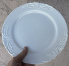 villeroy & boch SET-OF-4 X 10 3/8" FOGLIA WHITE DINNER PLATES leaves LUXEMBOURG — photo 9