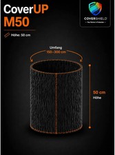M&ouml;bel-Schutzcover 1,5 cm stark, dehnbar, black Covershield CoverUp M50 Premium