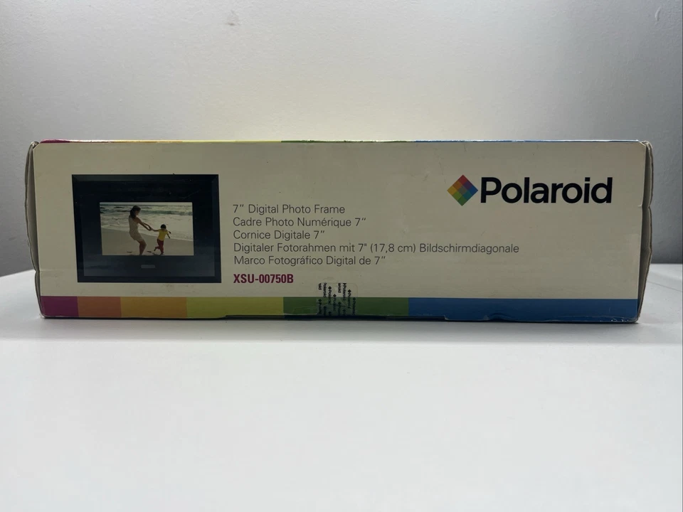 Polaroid 7” Digital Photo Frame XSU-00750B With Colour Screen - New And Sealed - Image 4 of 4