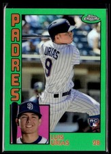 2019 Topps Chrome Green Refractor 1984 Luis Urias RC 80/99 San Diego Padres