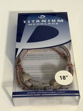 PHITEN TITANIUM Necklace New AUTHENTIC Gray Red 18" - Free Ship